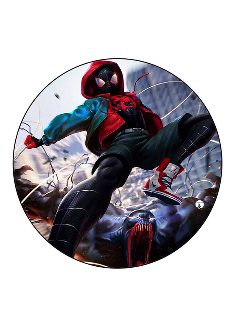 RKN Spiderman Printed Mouse Pad Round  Multicolour