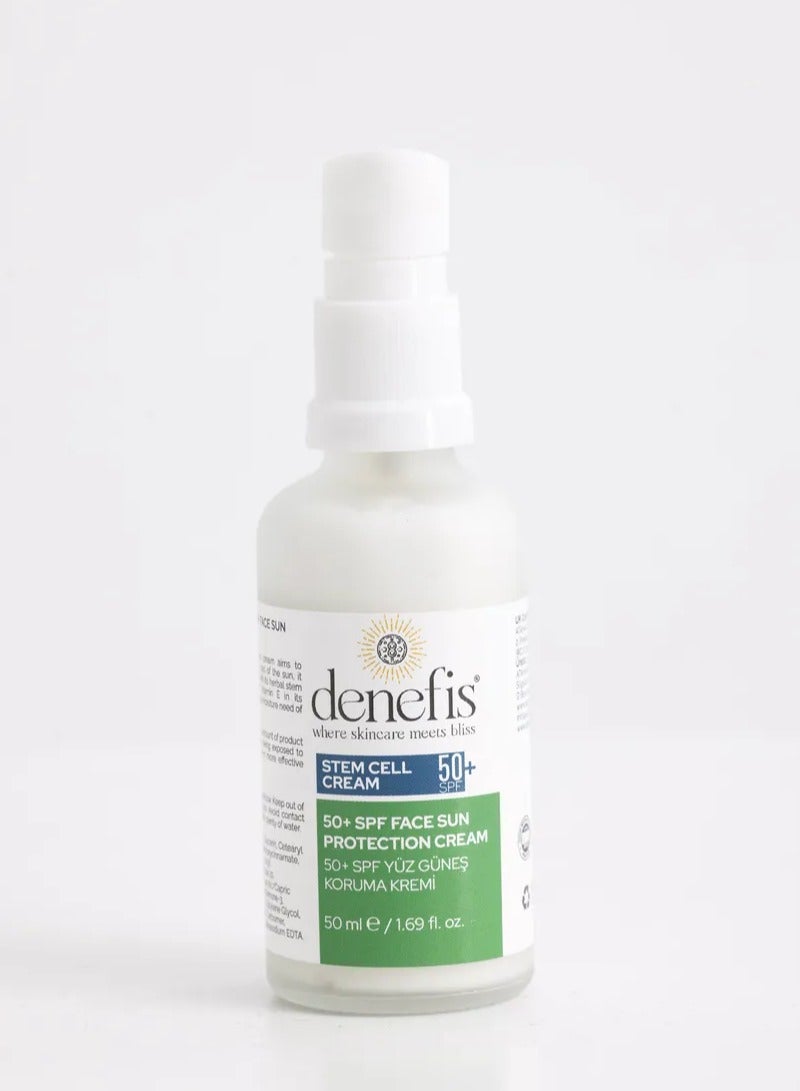 DENEFIS STEM CELL 50+SPF FACE SUN PROTECTION CREAM - Image 1