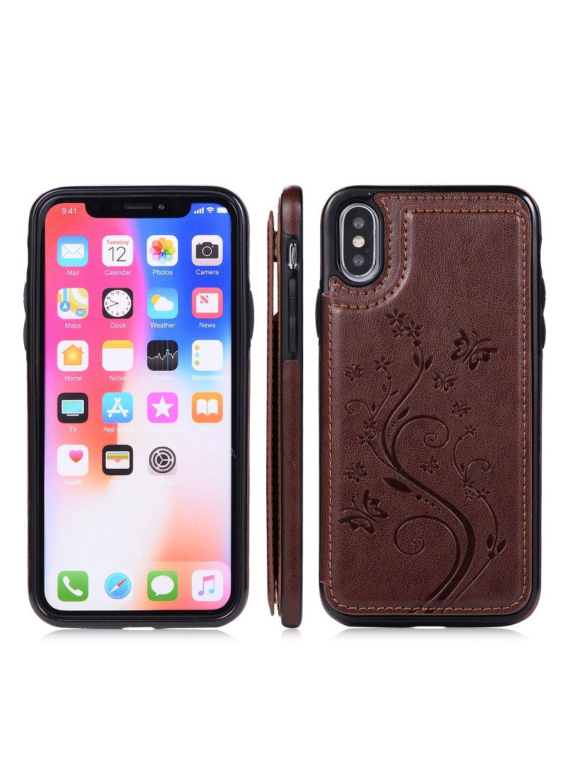 Loquat Suitable For iPhone Flip Butterfly Embossed Case - Image 2