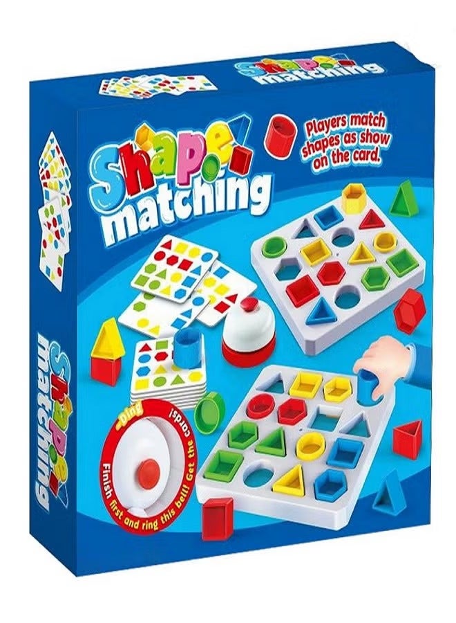 Color-Shape Matching Game Sensory Educational Toy, Sensory Games, Shapes and Colors Educational Toy, Parent-Child Interactive Game, Early Educational Development - Image 1