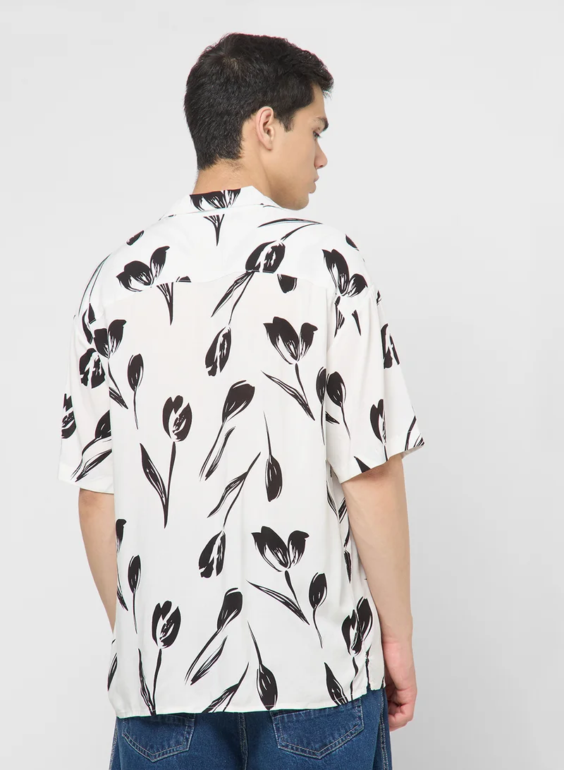 JACK & JONES JJEJEFF CHARGE RESORT SHIRT SS SN