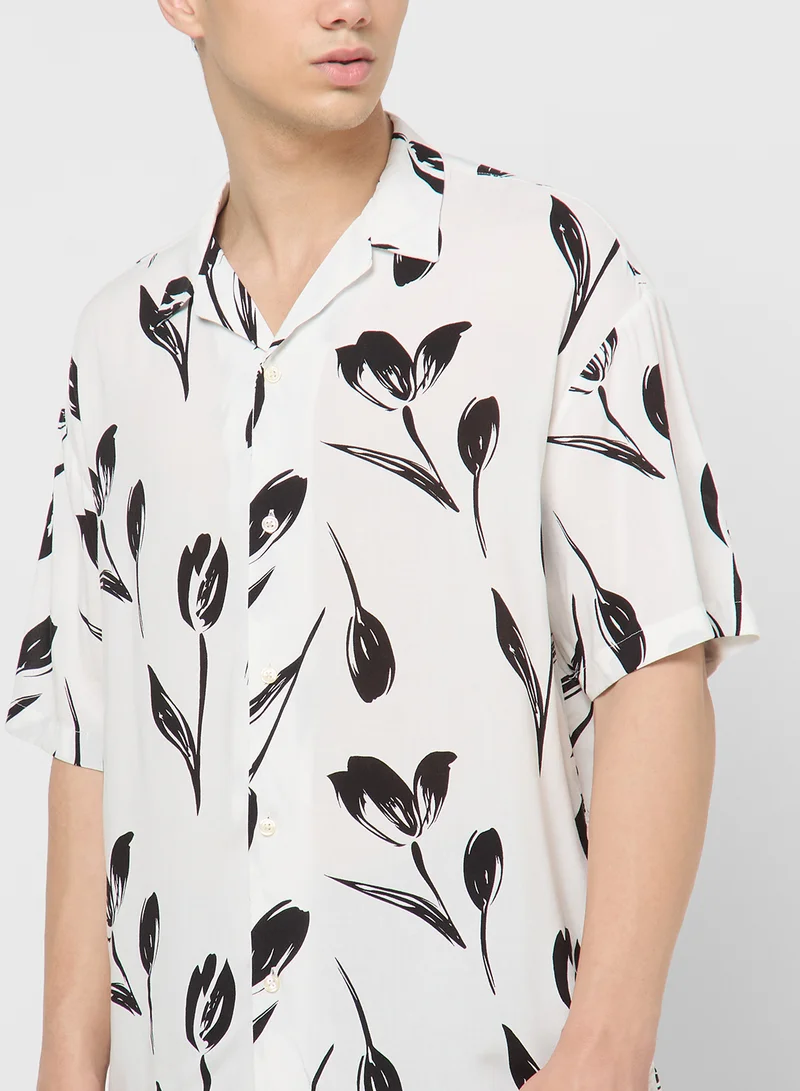 JACK & JONES JJEJEFF CHARGE RESORT SHIRT SS SN