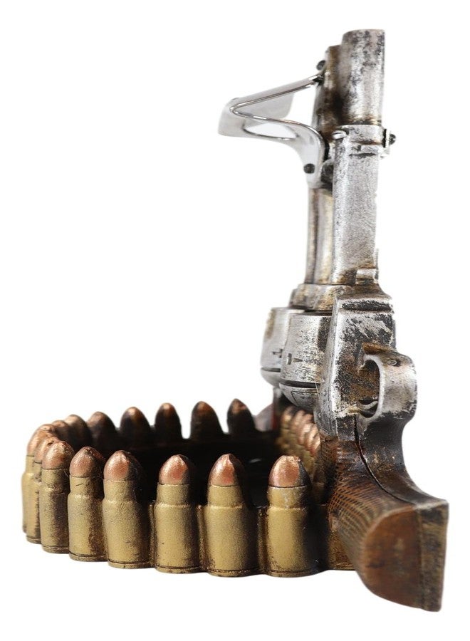 إيبروس جيفت هدية إيبروس: مسدسان ريفيان غربيان، فتاحة زجاجات مثبتة على الحائط مع حوض لتجميع فوارغ الرصاص، قطعة ديكور مستوحاة من الغرب الأمريكي - Image 3