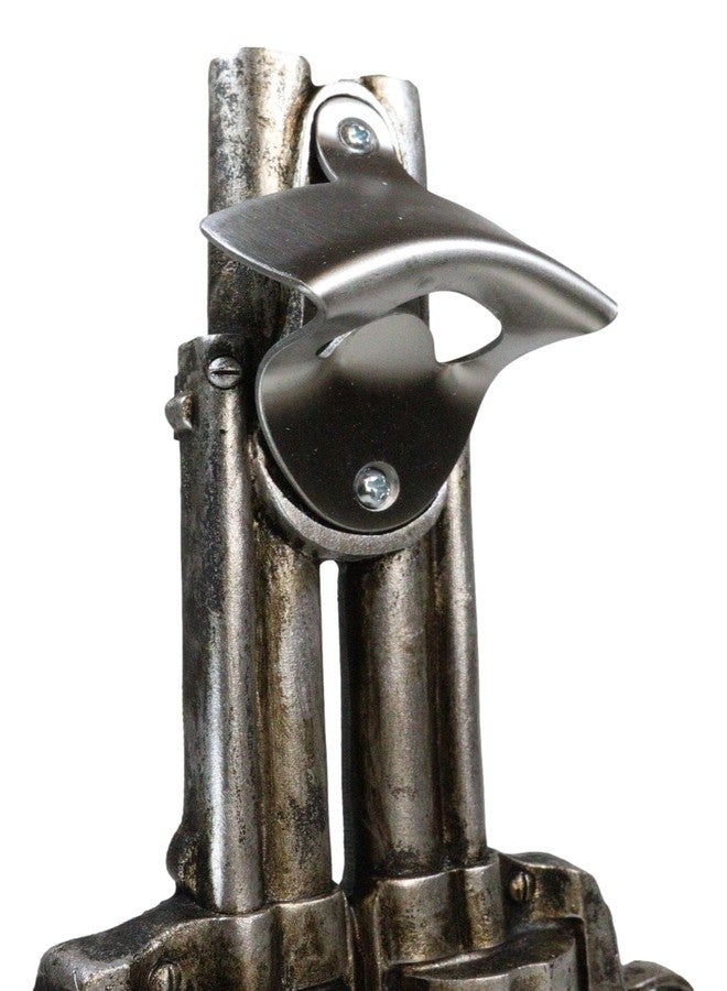 إيبروس جيفت هدية إيبروس: مسدسان ريفيان غربيان، فتاحة زجاجات مثبتة على الحائط مع حوض لتجميع فوارغ الرصاص، قطعة ديكور مستوحاة من الغرب الأمريكي - Image 2