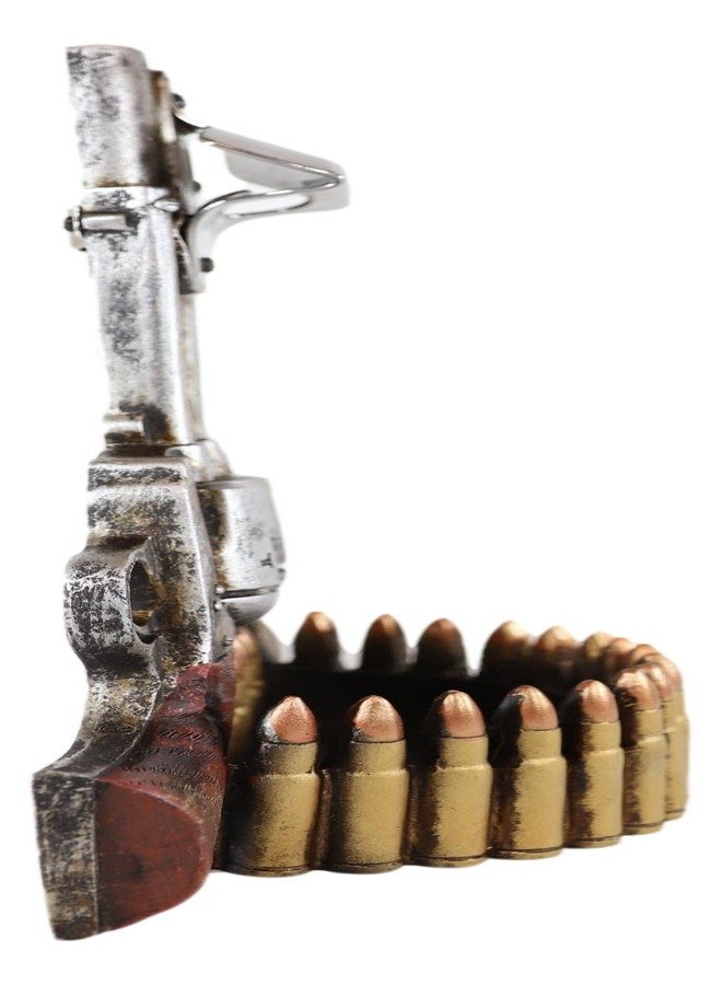 إيبروس جيفت هدية إيبروس: مسدسان ريفيان غربيان، فتاحة زجاجات مثبتة على الحائط مع حوض لتجميع فوارغ الرصاص، قطعة ديكور مستوحاة من الغرب الأمريكي - Image 4