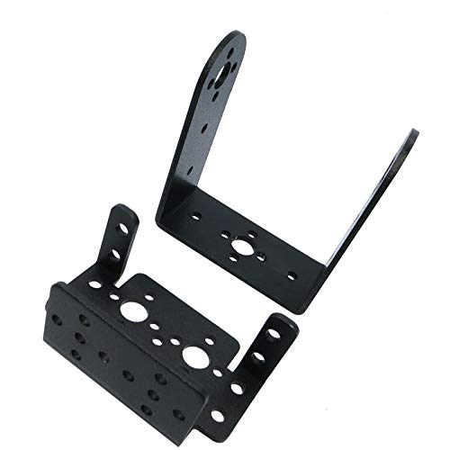 Bolsen 2 Set 2 DOF Short Pan and Tilt Servos Bracket Sensor Mount Kit for Compatible MG995 Retail - Image 4