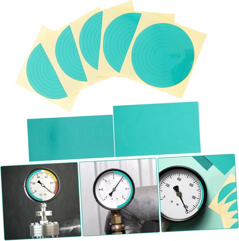 CANIGHT 7sheets Pressure Gauge Label Stickers Easy Install Visibility for Multiple Gauge - Image 3
