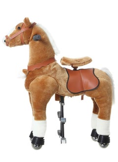 Cool Baby Style COOLBABY Ride On Horse Natural Mechanical Kids Real Walking Horse Small Unicorn Horse Toddlers Plush Pony Riding Horse  - Image 5