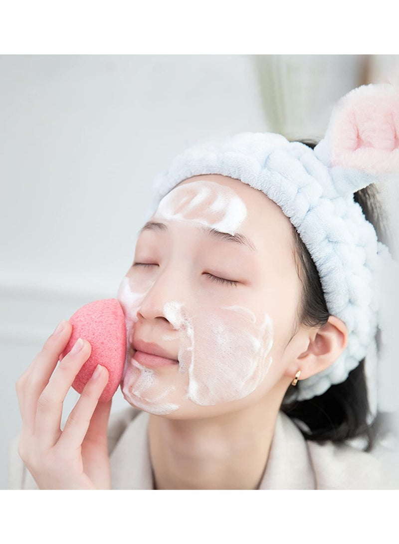 Excefore Natural Konjac Facial Sponges for Gentle Face Cleansing and Exfoliation Deep Pore Facial Cleansing Sponge 6 Pack - Image 4