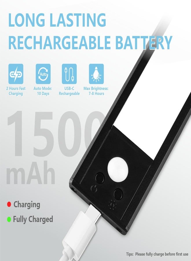 مجموعة مصابيح Rvhouse ثنائية تعمل بحركة القدم، قابلة لإعادة الشحن عبر منفذ USB، 48 مصباح LED، مصابيح تخييم قابلة للتعديل بثلاثة ألوان، مناسبة للسفر بالسيارات المتنقلة، والمقطورات، والعربات السكنية (أسود) - Image 3