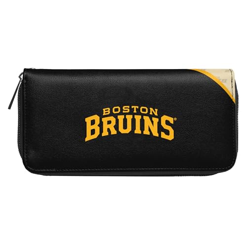 Littlearth womens NHL Boston Bruins Curve Zip Organizer Wallet Team Color 8 x 4 x 1 - Image 3