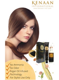 argan de luxe Argan Deluxe Non Ammonia Hair Colour Kit 02- Black  - Image 1