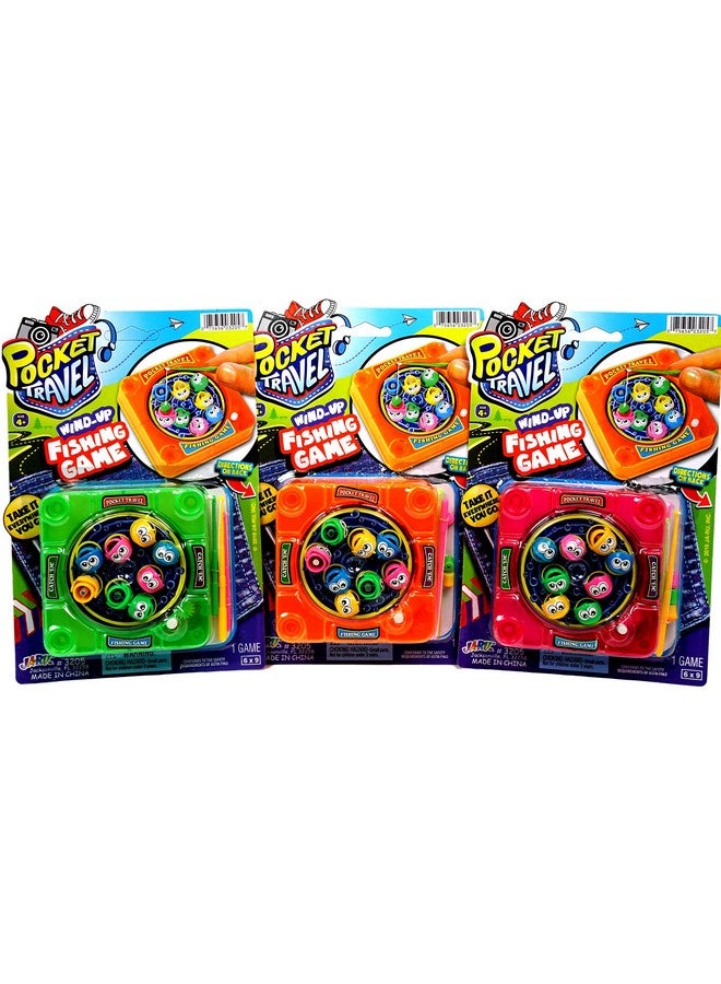 Ja-Ru JA-RU Pocket Travel Magnetic Fishing Game (6 Toys) Classic Rotating Mini Family Board Games for Kids. Preschool Educational Games. Travel Car Games. Bulk Party Favors Birthday Gifts. 3205-6p - Image 2