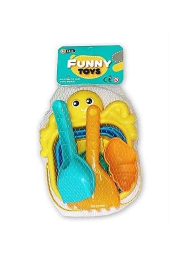 Octopus Foldable beach bucket