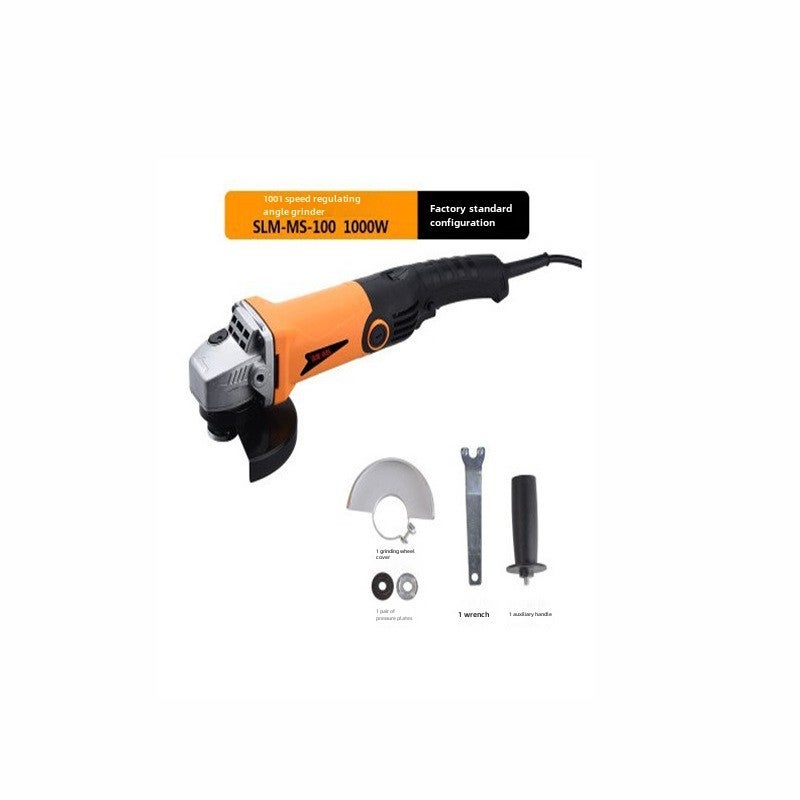 Factory Direct supply new electric angle polishing machine wholesale multi-functional metal grinding machine polishing machine electric tools(Speed control angle grinder package 3) - Image 1
