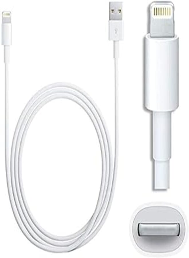 OR Perfect White Portable 8 pin to USB Data Charger Cable Cord 1M for iphone 5 5S 6 iPod Touch (awdsales)