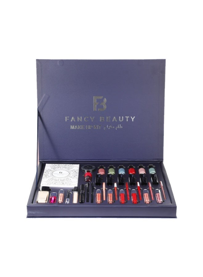 فنسي بيوتي فانسي بيوتي بوكس مكياج متكامل فاخر يحتوي على مجموعة متكاملة من مستحضرات التجميل - Image 1