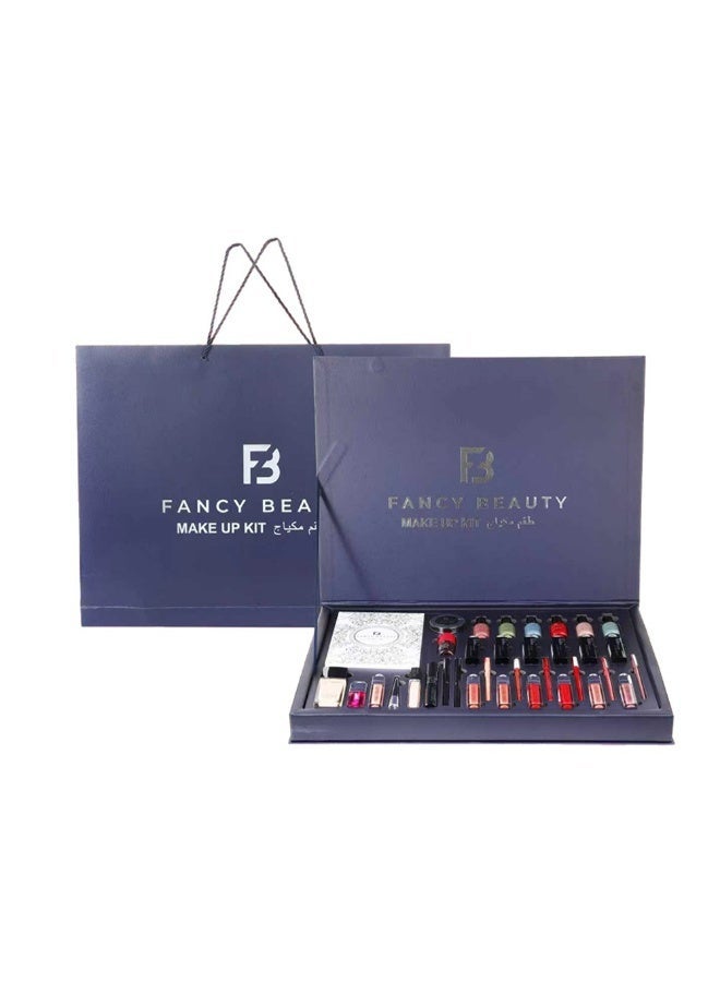 فنسي بيوتي فانسي بيوتي بوكس مكياج متكامل فاخر يحتوي على مجموعة متكاملة من مستحضرات التجميل - Image 2