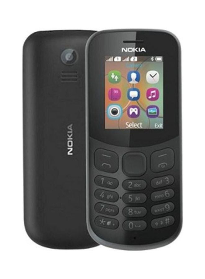 نوكيا هاتف 130 ثنائي الشريحة بذاكرة رام 4 ميجابايت ويدعم تقنية 4G بلون أسود - Image 1