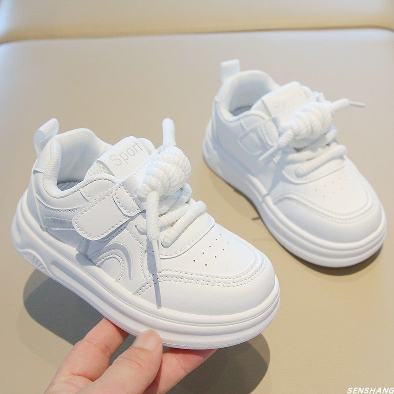 Children'S White Shoes Girls Canvas Shoes Boys Student Sneakers Kindergarten Performance Sneakers Summer - Image 1