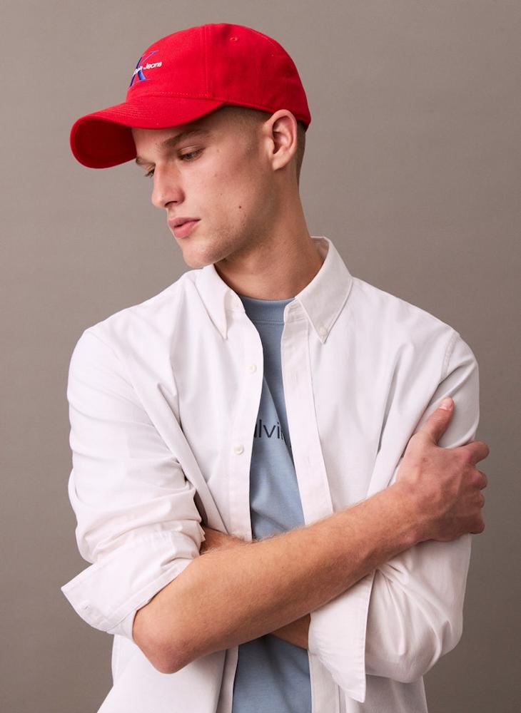 كالفن كلاين جينز قميص أكسفورد كلاسيك بأزرار سادة - Image 3