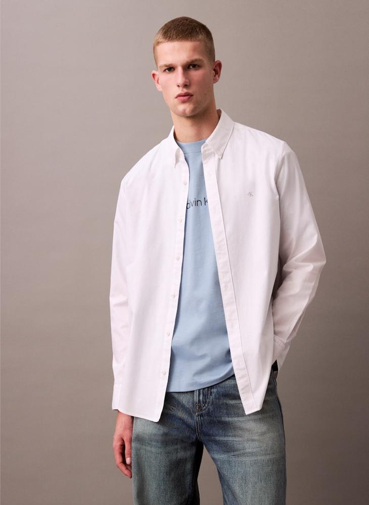 Calvin Klein Jeans Classic Fit Button-Down Oxford Shirt - Image 3