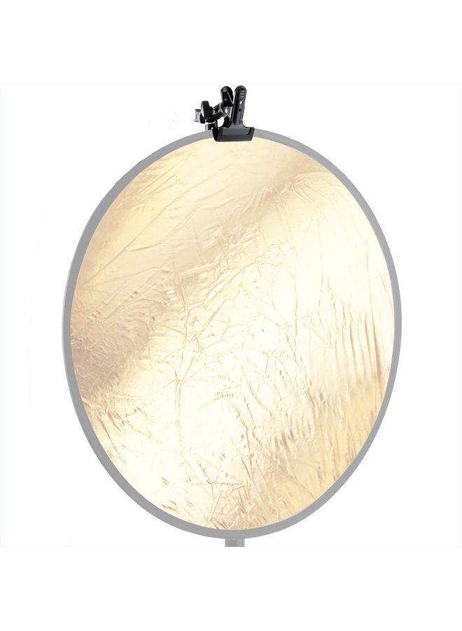 Neewer ® 2 PCS Photo Studio Heavy Duty Metal Clamp Holder with 5/8" Light Stand Attachment for Reflector - Image 3