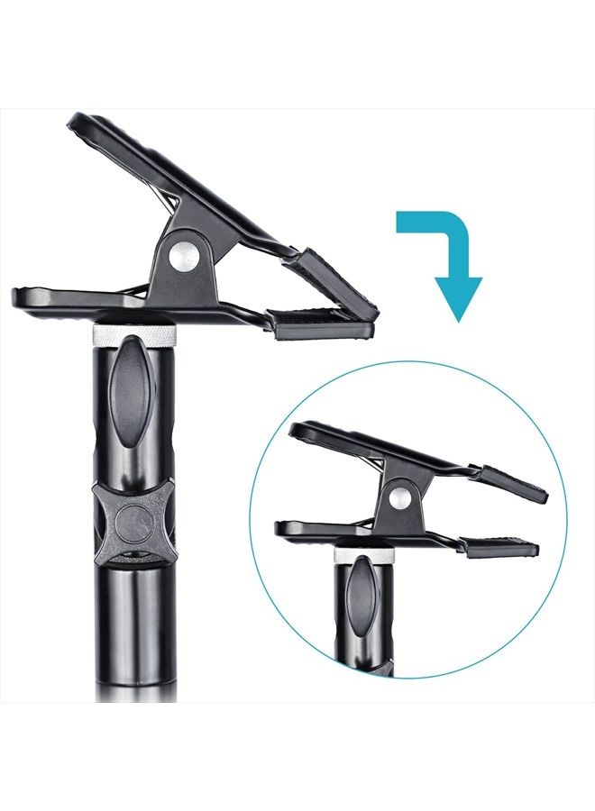 Neewer ® 2 PCS Photo Studio Heavy Duty Metal Clamp Holder with 5/8" Light Stand Attachment for Reflector - Image 2