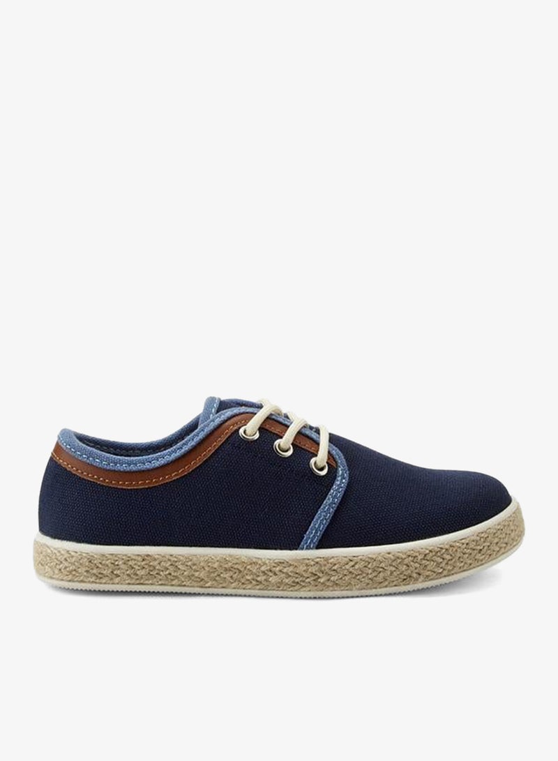 Peppermint Boys Lace-Up Espadrille Sneakers - Image 1