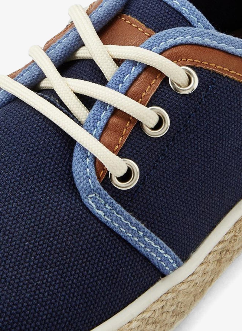 Peppermint Boys Lace-Up Espadrille Sneakers - Image 4