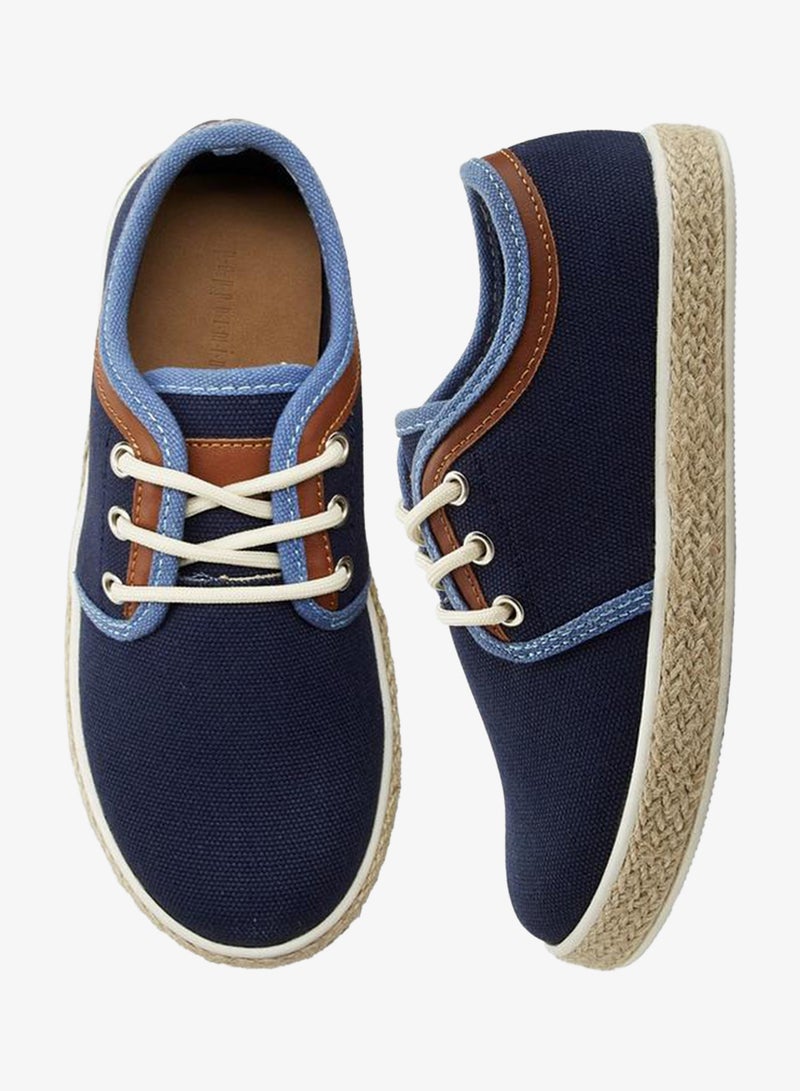 Peppermint Boys Lace-Up Espadrille Sneakers - Image 3