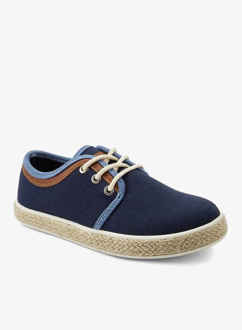 ببرمنة Boys Lace-Up Espadrille Sneakers