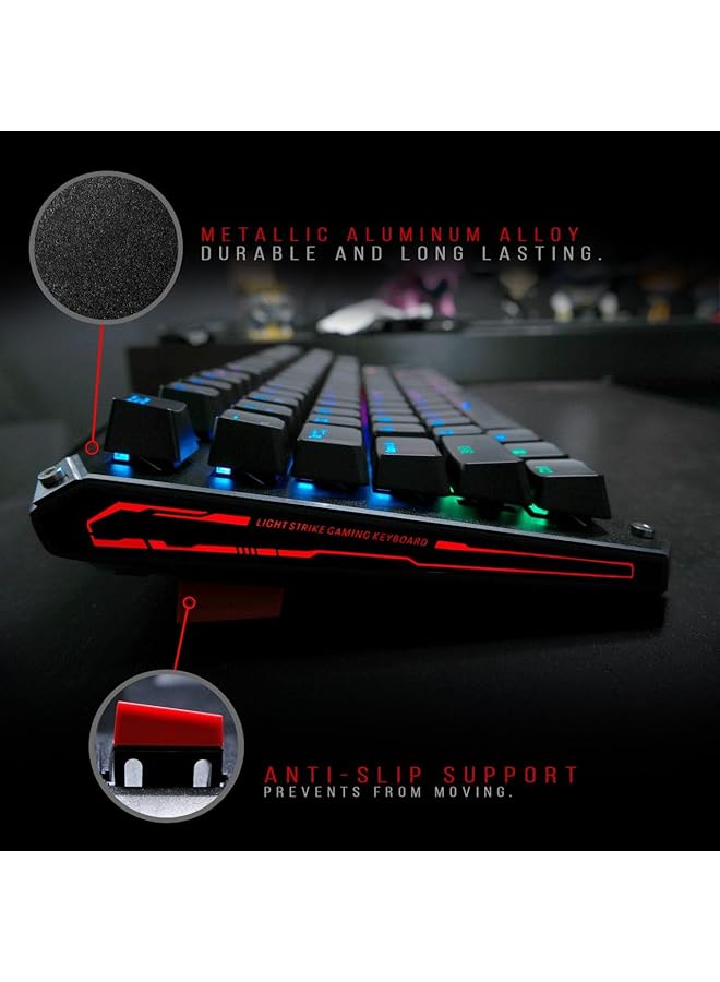 Bloody Mechanical Keyboard B930 Rgb Tenkeyless Light Strike Libra Optical Keyboard Lk Sound Creator Tech Zero Lag Response Self Customize Rgb Animation Spill Resistant Nano Coating - Image 3
