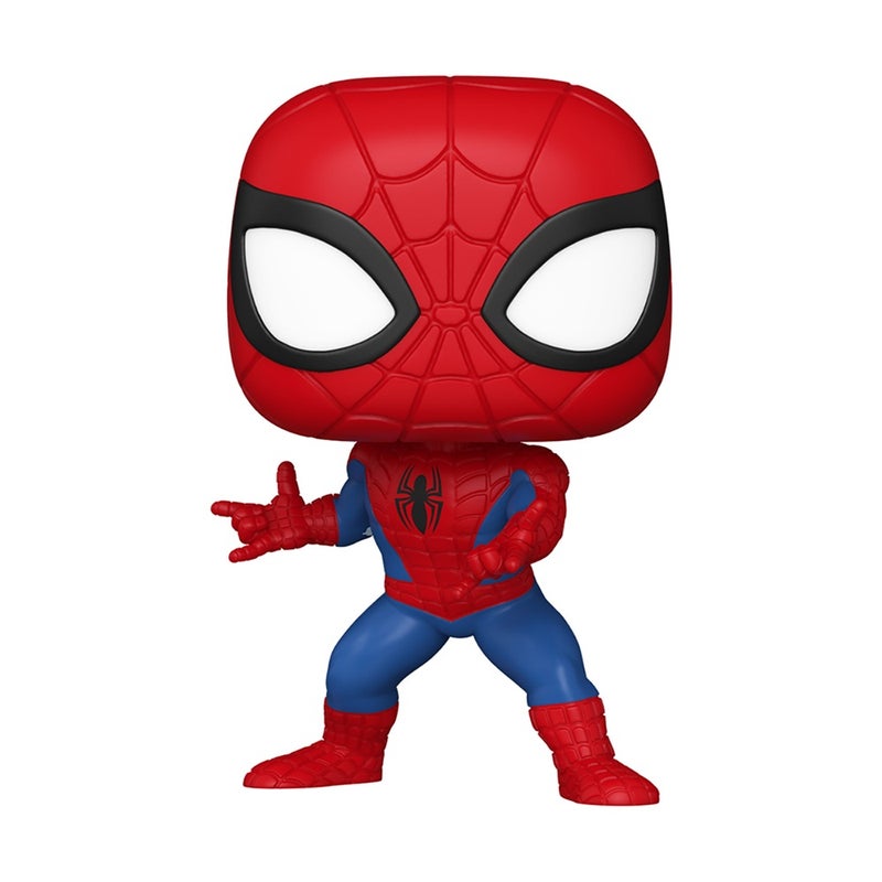Funko POP! Marvel Spider-Man Spider-Man (Marvel New Classics) Vinyl Bobblehead (9.4 cm) - Image 1