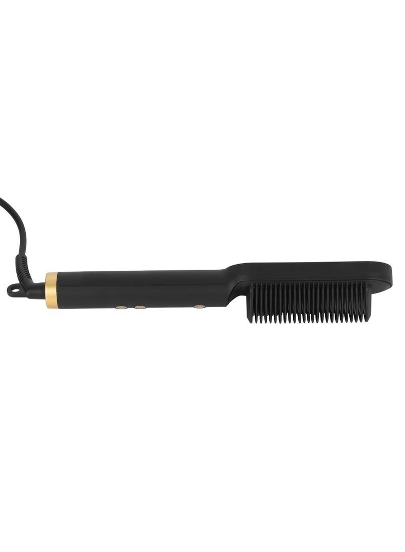 KRYPTON 40W Hair Straightener Brush-KNHBS6582 , with PTC Heating, 5 Temperature Settings, 360 Swivel Cord, Ceramic Heating Plates - Image 2