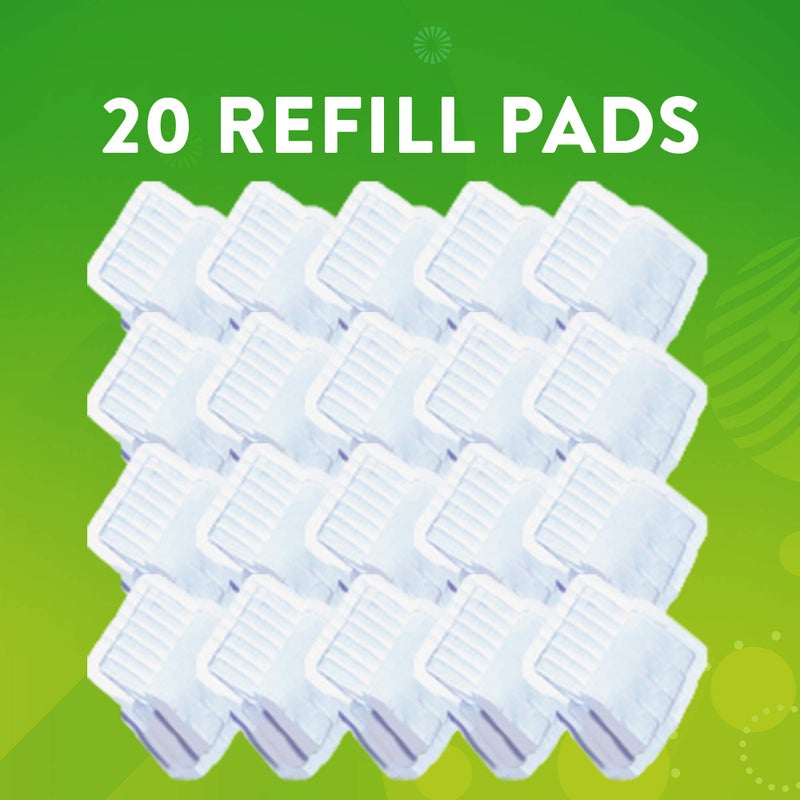 Scrubbing Bubbles Flushable Toilet Bowl Wand Cleaner Refills, Fresh Brush Cleaner Toilet Refill Pads, Removes Limescale & Odors, Citrus Scent, 20 Count (Pack of 2) - Image 4
