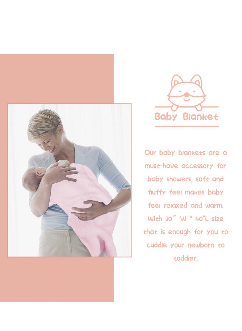 MIXDE Baby Shower Gifts, New Born Baby Gifts for Boys, Unique Baby Gifts Basket Essential Stuff - Baby Lovey Blanket Newborn Bibs Socks Wooden Rattle & Greeting Card, Newborn Baby Gift Set  - Image 2