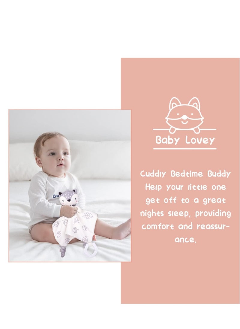 MIXDE Baby Shower Gifts, New Born Baby Gifts for Boys, Unique Baby Gifts Basket Essential Stuff - Baby Lovey Blanket Newborn Bibs Socks Wooden Rattle & Greeting Card, Newborn Baby Gift Set  - Image 3