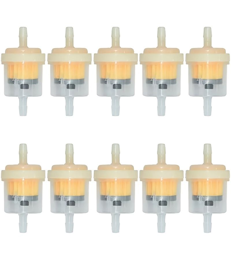 15pcs Universal Inline Fuel Filters With Magnets For Motorcycle ATV Quad Go Kart 3/16 Inch - Image 1