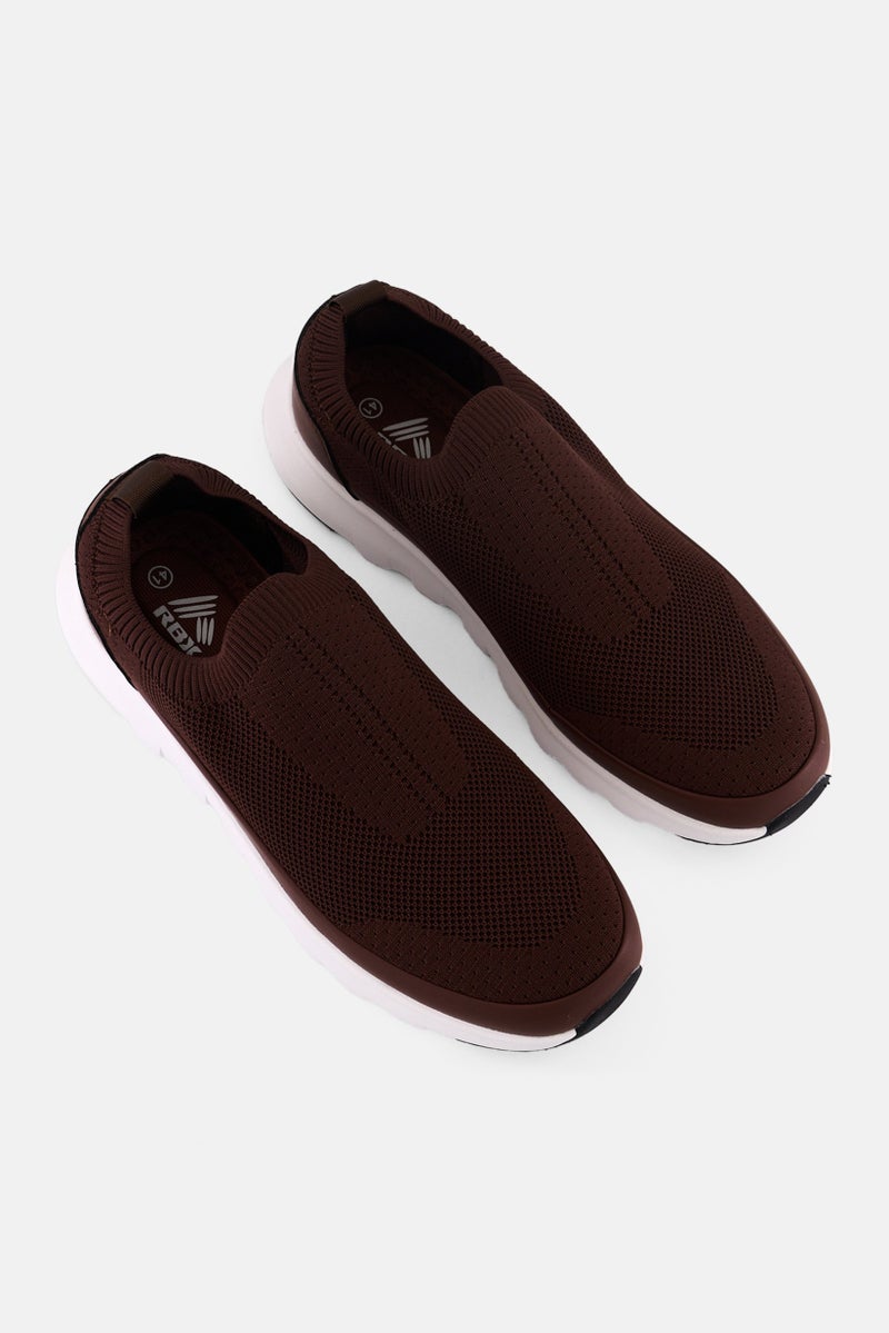 RBX Men Slip On Outdoor Shoes, Brown - Image 3