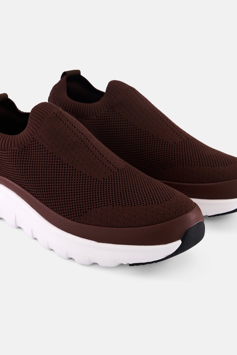 RBX Men Slip On Outdoor Shoes, Brown - Image 4