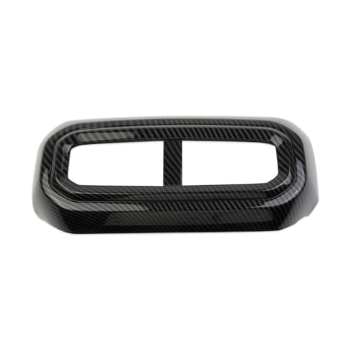 crosselec Carbon Fiber Rear Armrest Box AC Air Conditioner Outlet Vent Trim for 20232026 Honda Pilot - Image 3