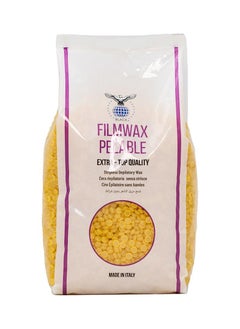 Black Italian Wax Granules Yellow Color 1000 G  - Image 1