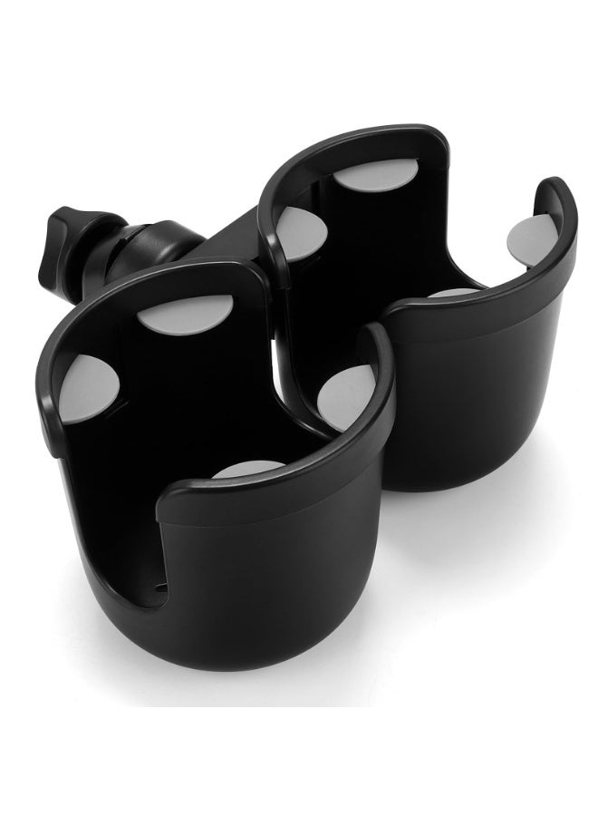 2-in-1 Universal Cup and Phone Holder for Strollers, Bikes, Wheelchairs, Walkers, Scooters - Image 1