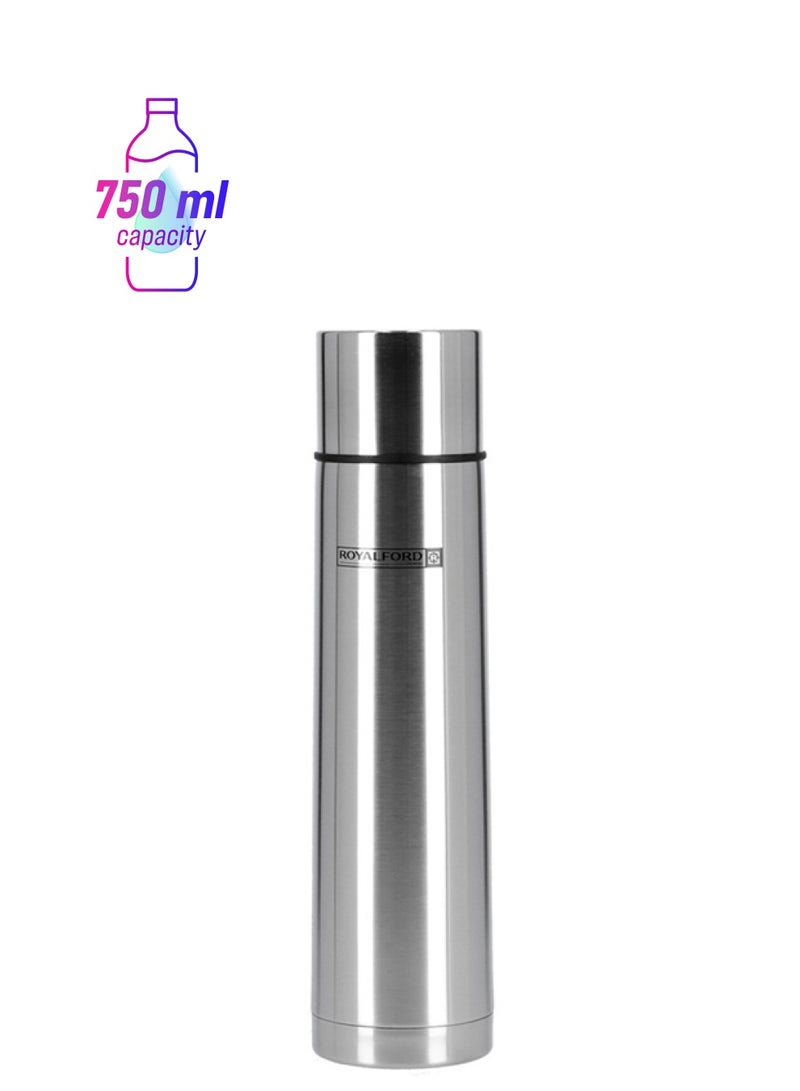 Royalford Stainless Steel Vacuum Bottle Silver 750ml - Image 1