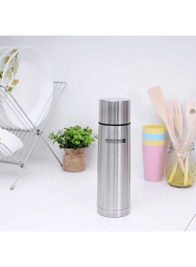 Royalford Stainless Steel Vacuum Bottle Silver 750ml - Image 4