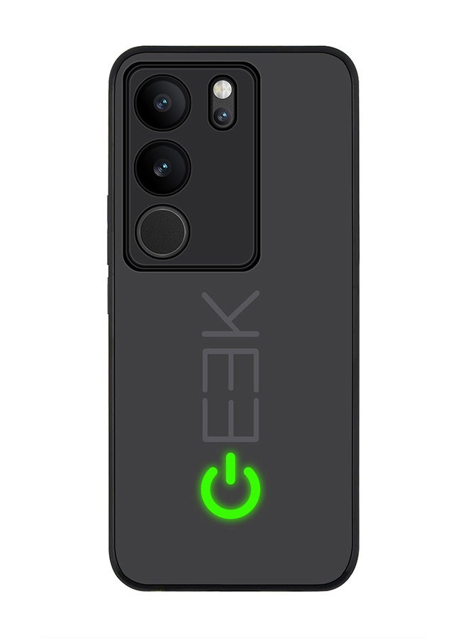 Stylizedd Rugged Black Edge case for Vivo V29 / Vivo V29 Pro / Vivo S17, Slim fit Soft Case Flexible Rubber Edges Anti Drop TPU Gel Thin Cover - Geek ON - Image 1