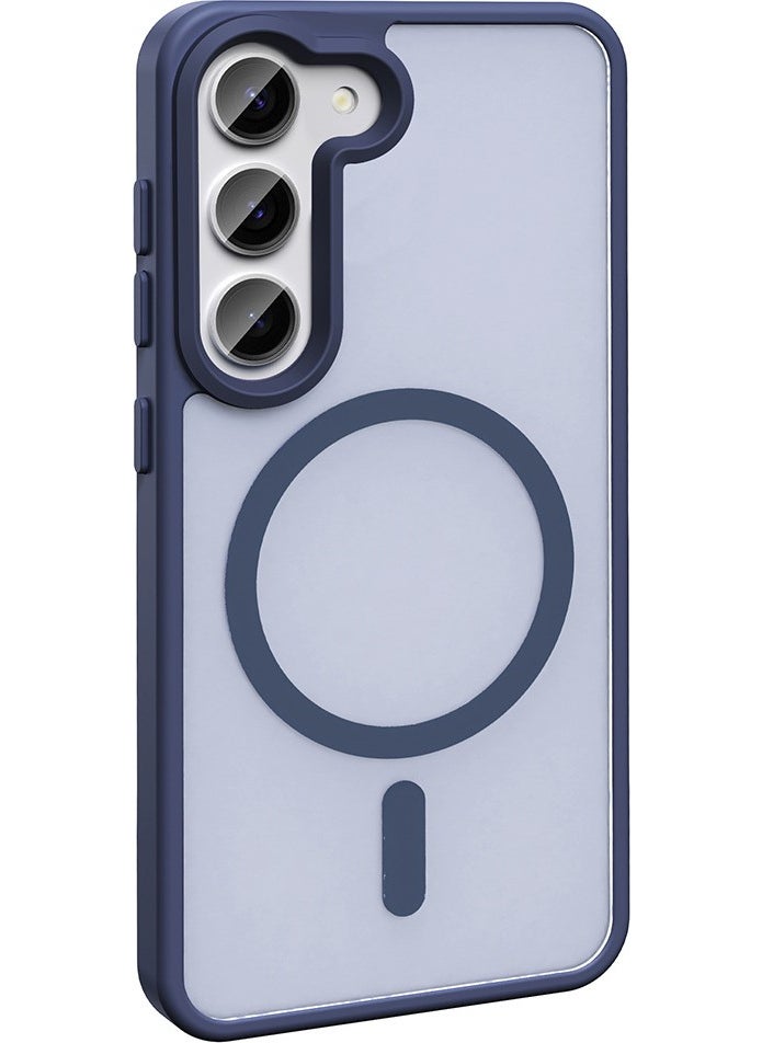 Galaxy S24 Fe Case Magsafe Charging Feature Matte Back Surface Sio Cover-Light Green