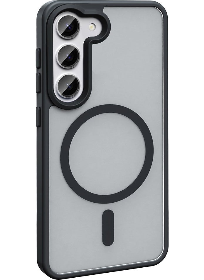 Rona Store - Galaxy S24 Fe Case Magsafe Charging Feature Matte Back Surface Sio Cover-Light Green - Image 1