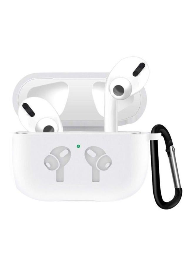 Silicone Case Cover For Apple AirPods Pro White - Image 1